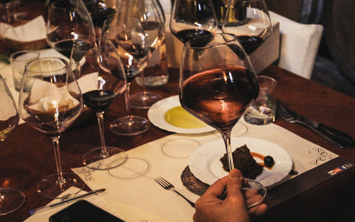 lunch and wine tasting torciano