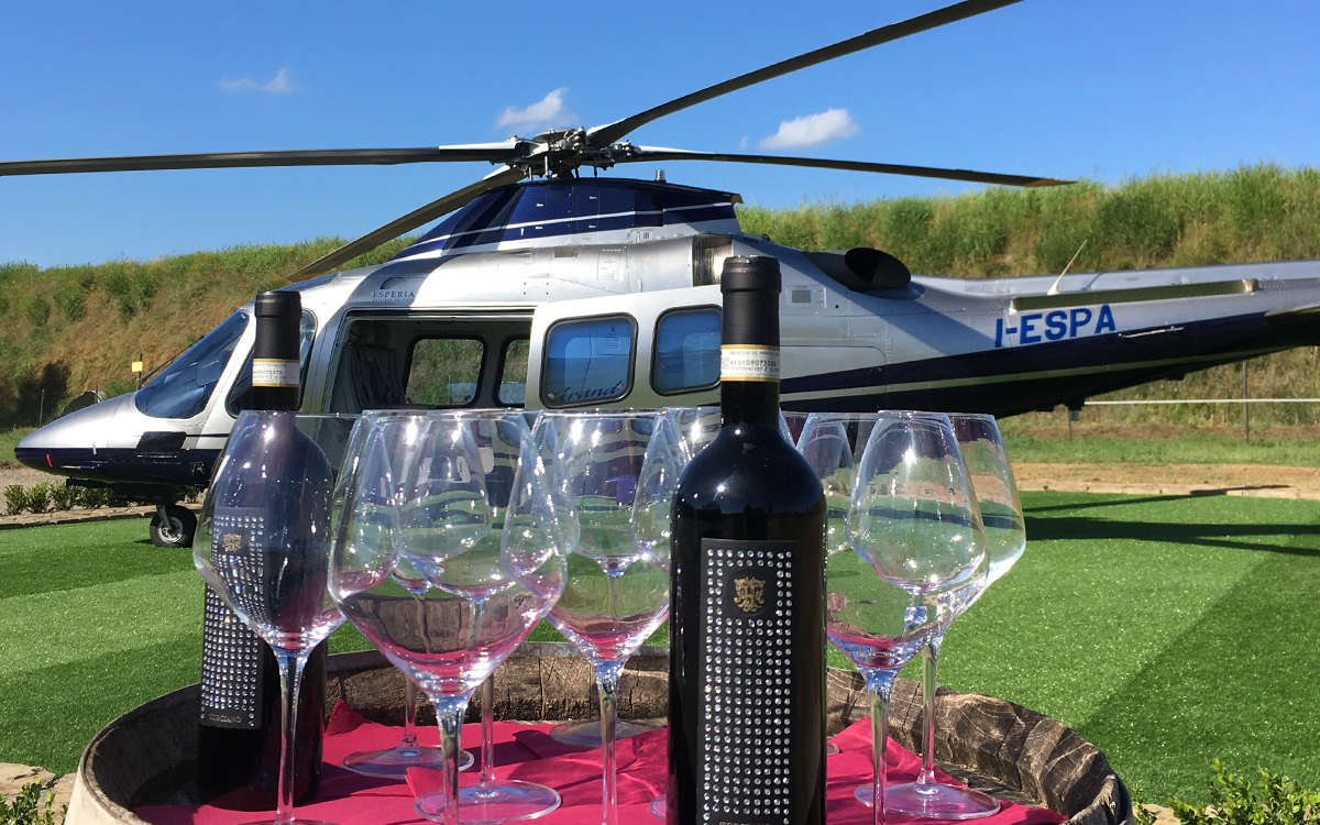 helicopter-and-wine